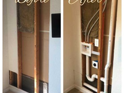 Residential Plumbing Hook Up Installation